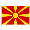Macedonia national flag 100% polyster 90*150cm